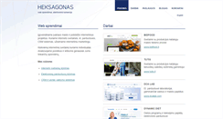 Desktop Screenshot of heksagonas.lt